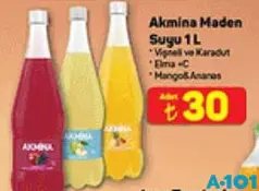AKMİNA MADEN SUYU 1 L
